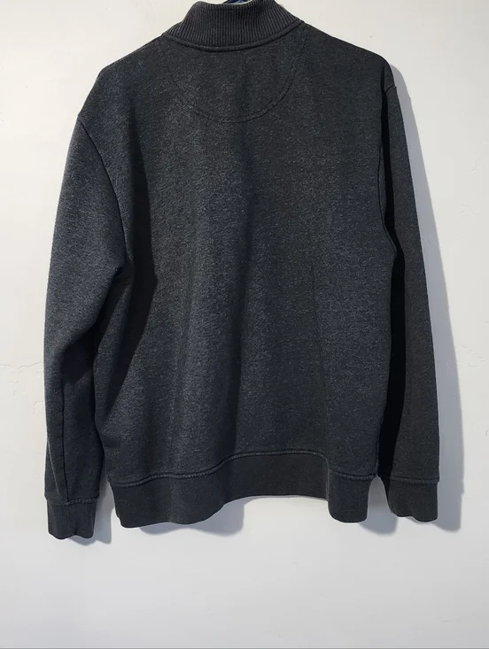 Orvis Men's Charcoal Half-Zip Sweater - Picture 3 of 4